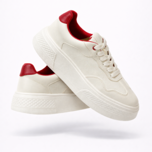 Sneaker Ivory Red