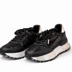 Sneaker Nova Black Silver