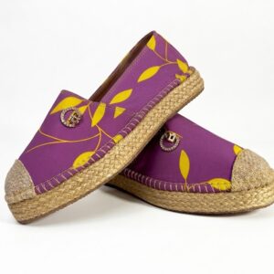 Espadril Amara en Yute y Estampado Botánico