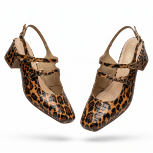 Slingback Amelia en Animal Print